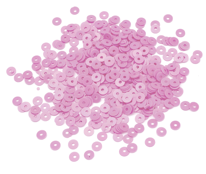 Паєтки круглі матові, колір світло-рожевий 4мм УТ100024182