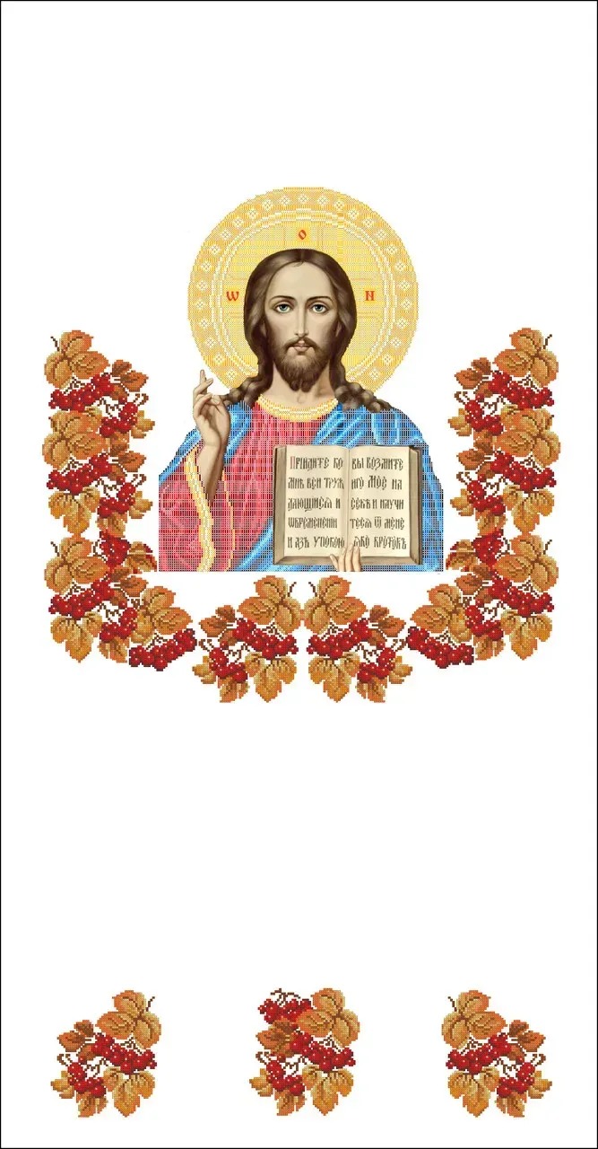 Схема-заготовка для вишивання Церковна хоругва 6