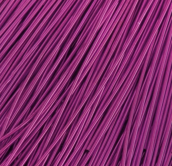 Канитель гладка колір фіолетовий, діаметр 1мм УТ100018458