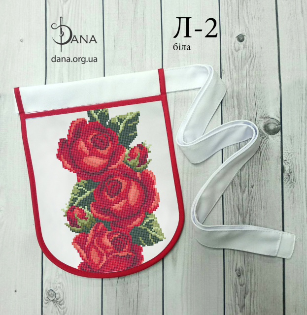 Ладунка (гаман) для вишивання бісером Л2 біла