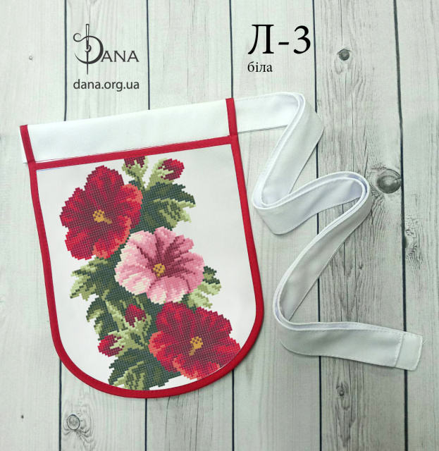 Ладунка (гаман) для вишивання бісером Л3 біла