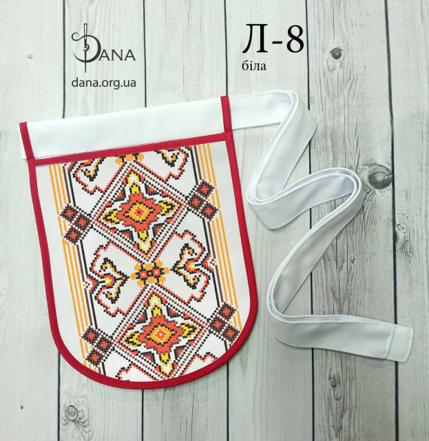 Ладунка (гаман) для вишивання бісером Л8 біла