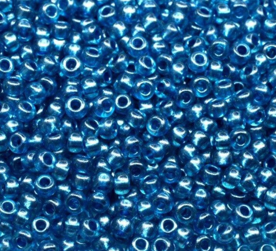 Бісер Чехія №18936 синій, кристальний металік