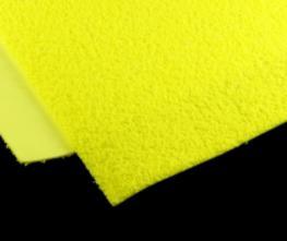  Фоамиран махровий (плюшевий), жовтий, 21*29.7 см