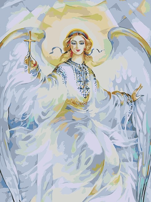 Набір для малювання картини за номерами 180708 Янгол-охоронець