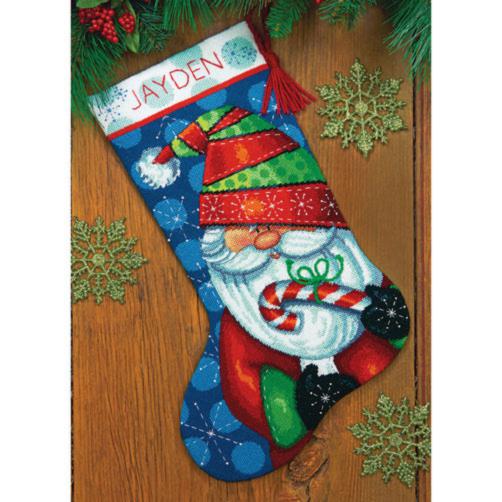 71-09154 Набор для вышивания (гобелен) DIMENSIONS Sweet Santa. Stocking ''Сладкий Санта. Чулок''