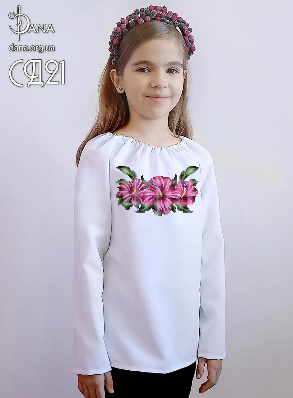 Сорочка дитяча для вишивання бісером СД21