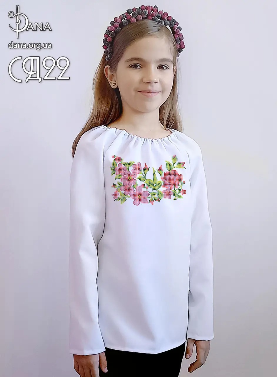 Сорочка дитяча для вишивання бісером СД22