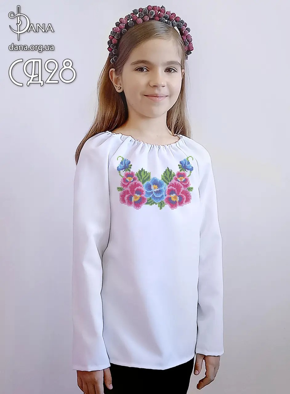 Сорочка дитяча для вишивання бісером СД28