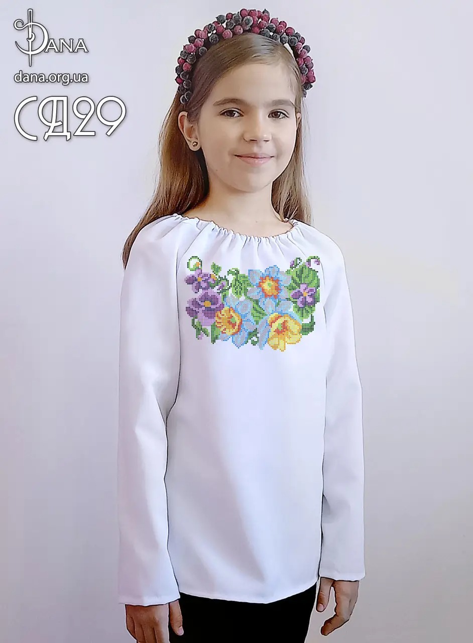 Сорочка дитяча для вишивання бісером СД29