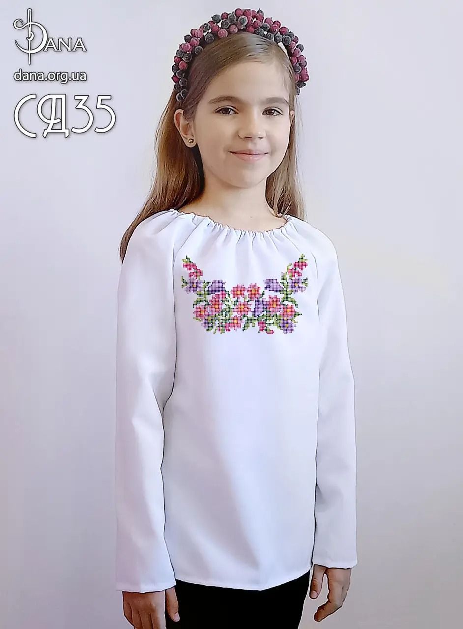 Сорочка дитяча для вишивання бісером СД35
