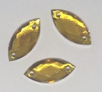 Камені пришивні золоті ДЭ-011