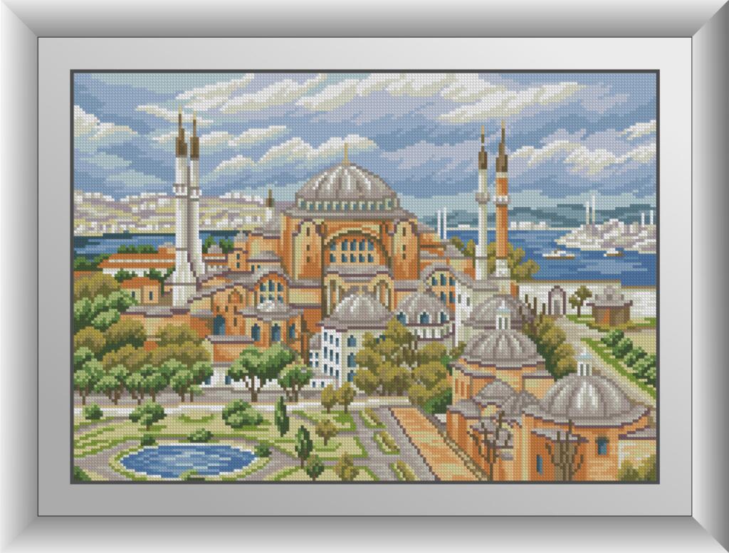 30993 Свята Софія. Стамбул. Dream Art. Набір алмазної живопису (квадратні, повна)