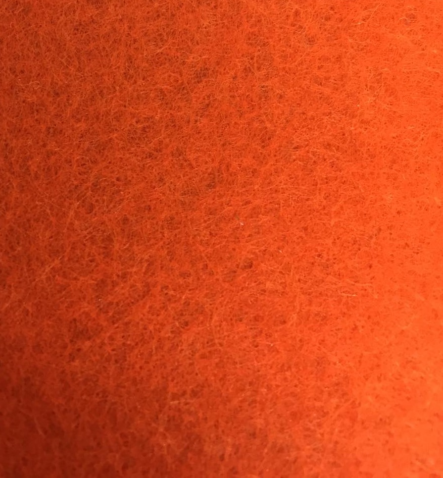 Фетр 20х30см 1мм яскраво-помаранчевий