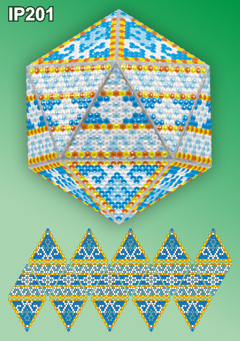 Набір алмазної живопису IP201 Новорічна куля Мозаїка