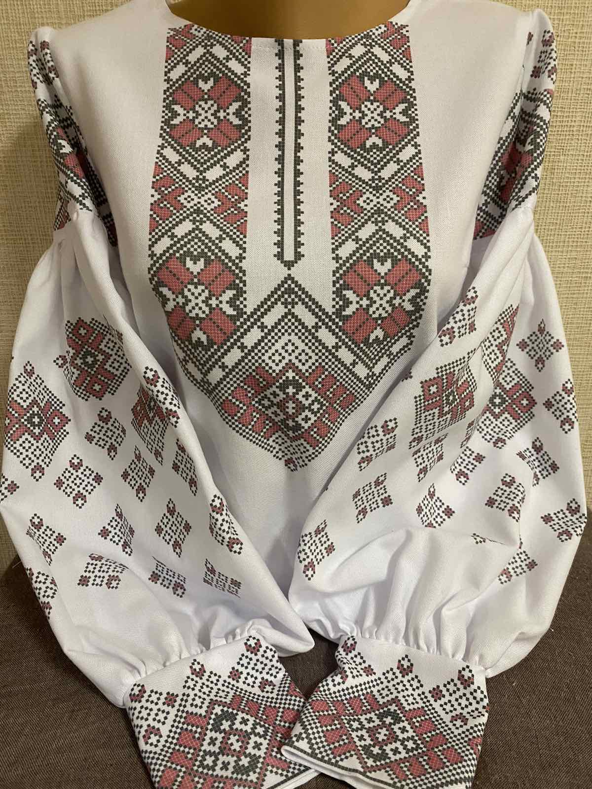 Пошита жіноча блуза для вишивання бісером або нитками МВ Бохо-55