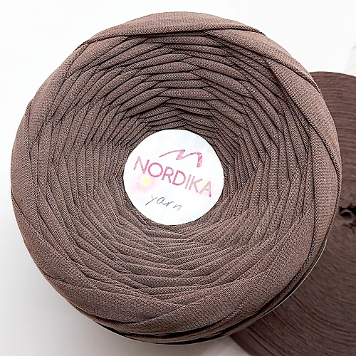 Трикотажна пряжа Nordika Yarn 7-9 мм 50м суха лаванда 79-040