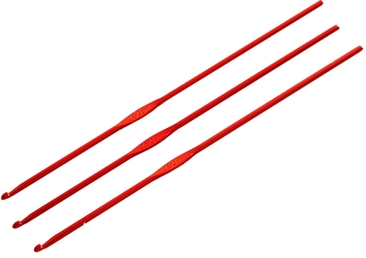 Крючок для вязания металлический 2,5мм