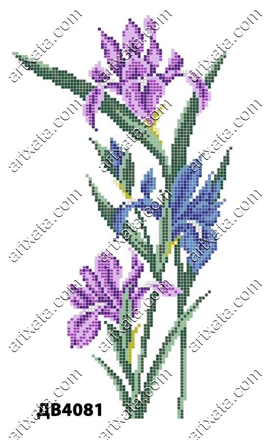 Термоналіпка з малюнком для вишивання ДВ-4081