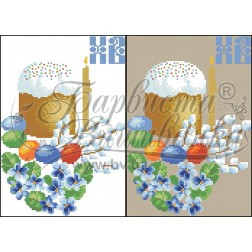 ФЛ122фн2030 Водорастворимый флизелин (канва) с рисунком для вышивки Барвиста вишиванка
