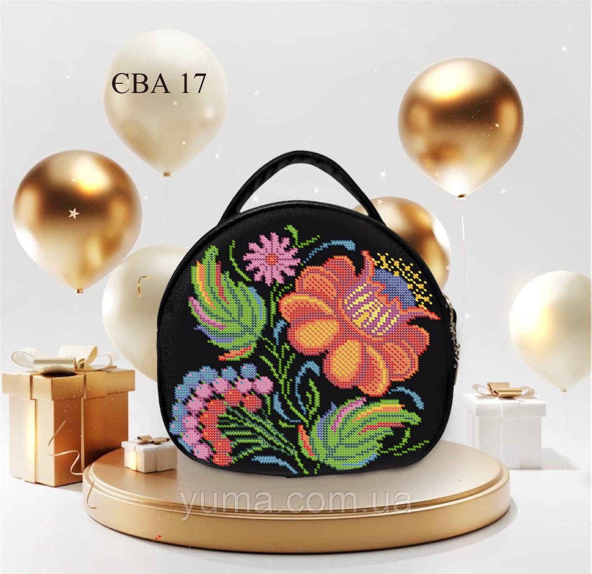 Пошита сумка для вишивання бісером Єва-17