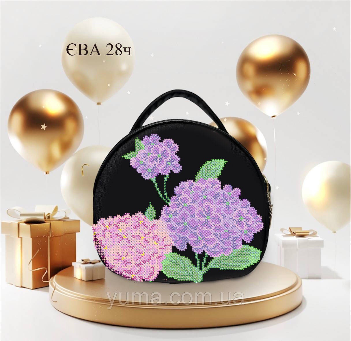 Пошита сумка для вишивання бісером Єва-28ч