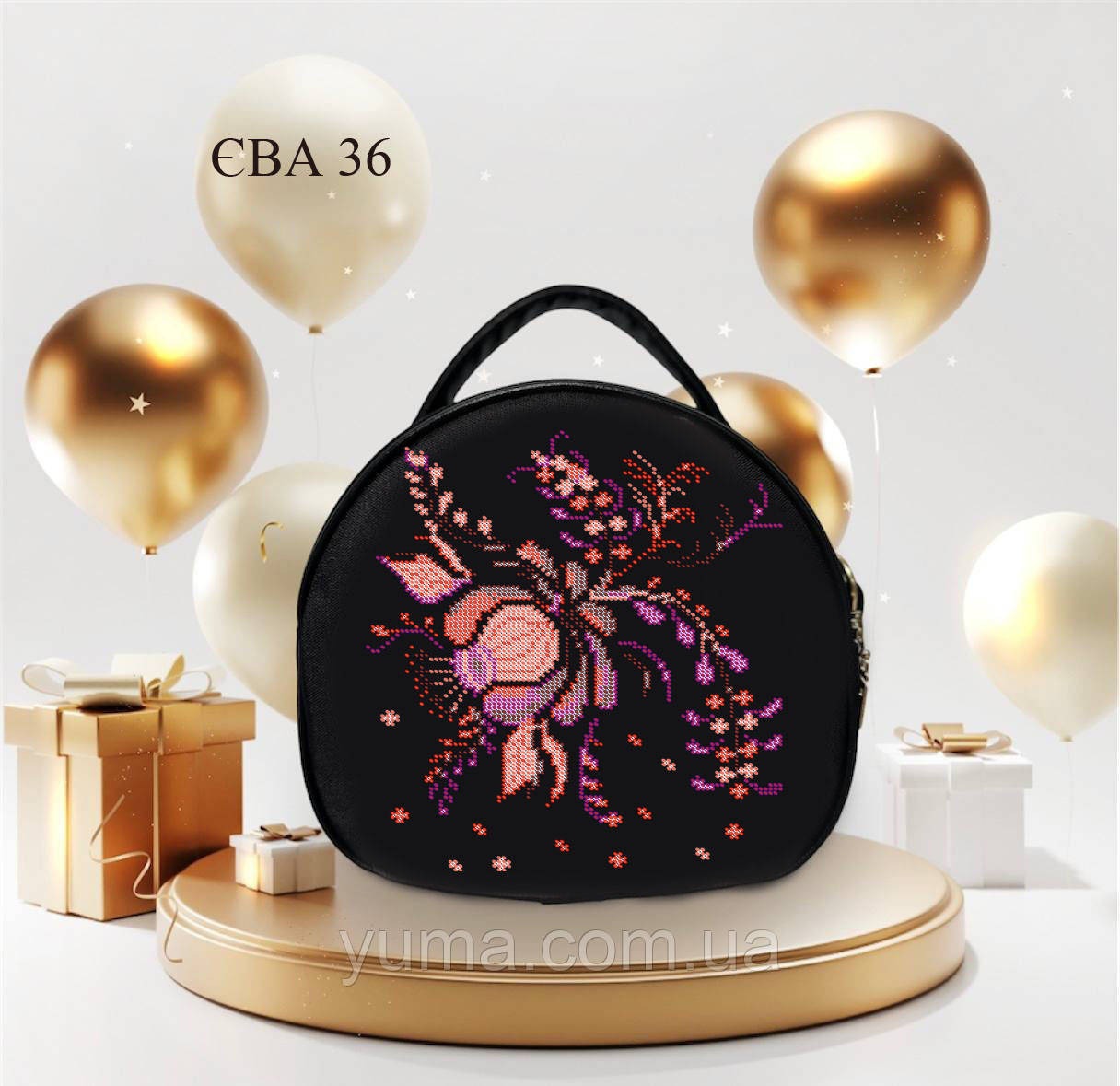 Пошита сумка для вишивання бісером Єва-36
