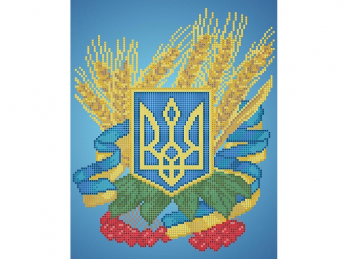 Схема для вишивки бісером ЧВ-3465 Герб України