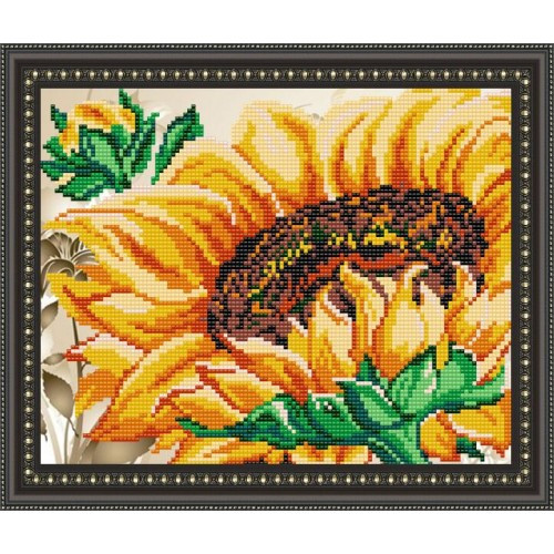 Схема для вышивки бисером VKA4101. ПОДСОЛНУХ