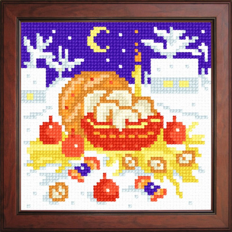 Схема на канві під вишивку нитками Про-1126. РІЗДВЯНА ВЕЧЕРЯ