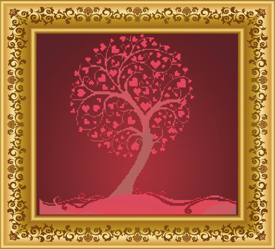 Схема для вишивання бісером СКВ-133 Дерево любові
