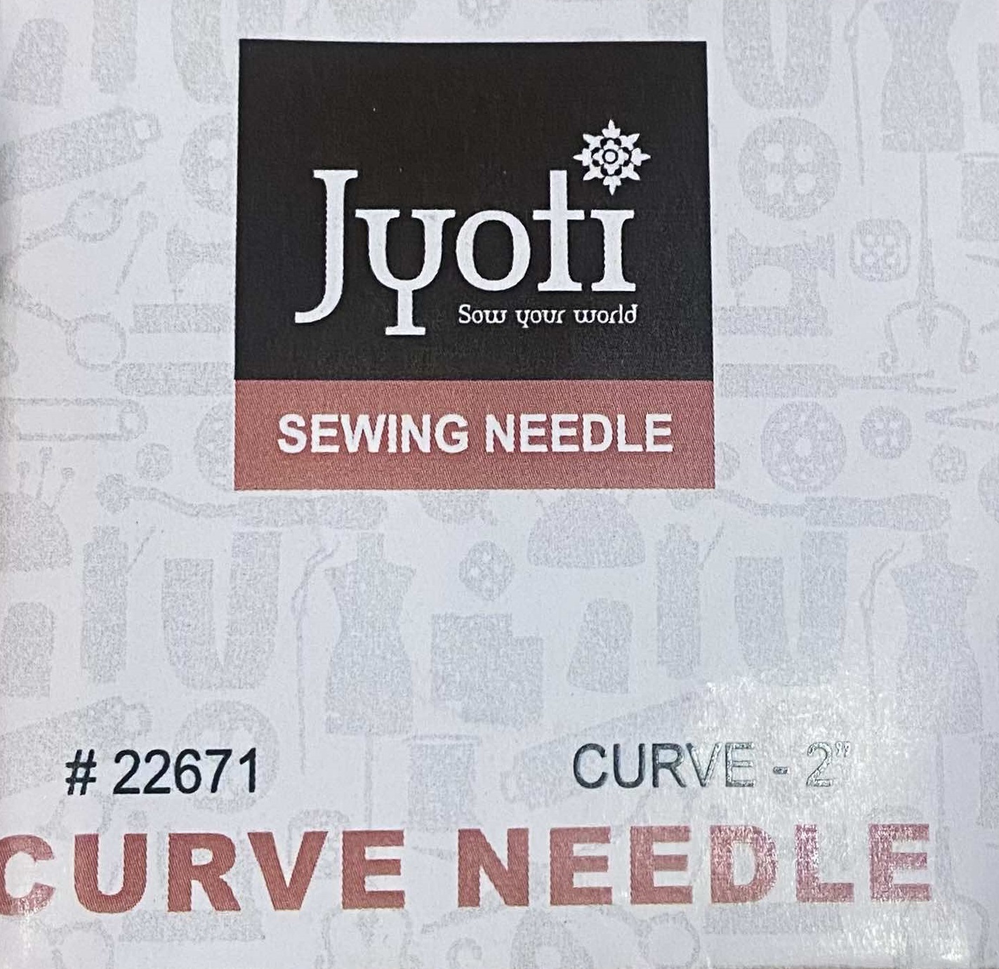 Набір вигнутих голок для шиття та ремонту оббивки м'яких меблів та шкіряних виробів JYOTI №2