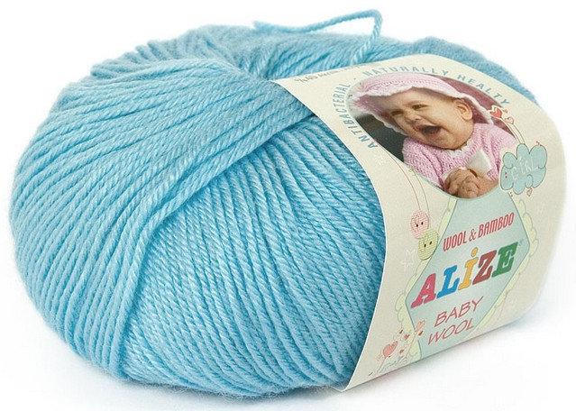 Alize Baby Wool ''128''. МОРСКАЯ ВОДА