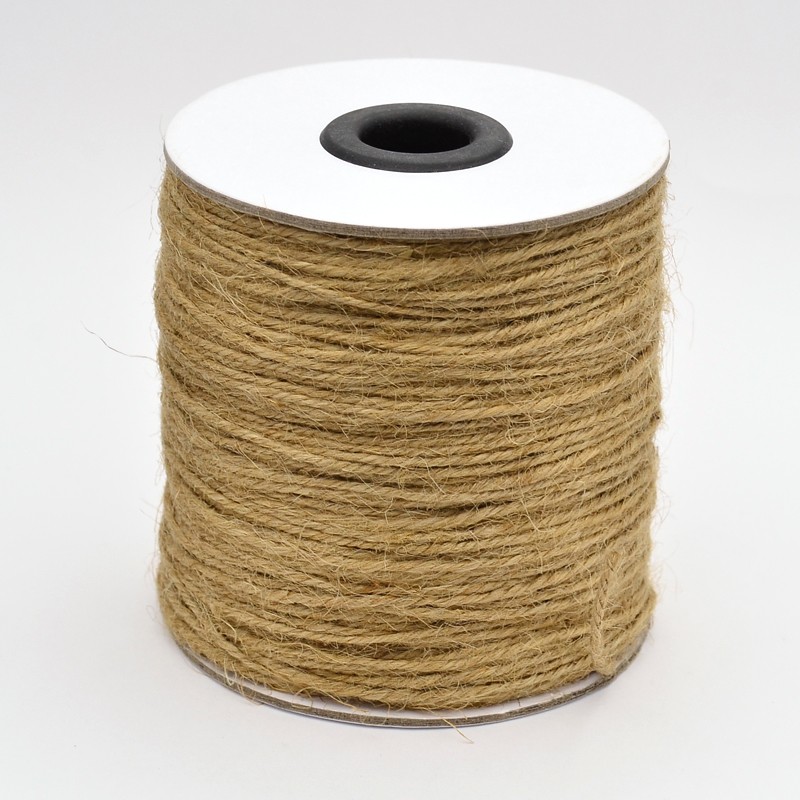 Пенькова мотузка потрійного кручення, колір Перу, 5м