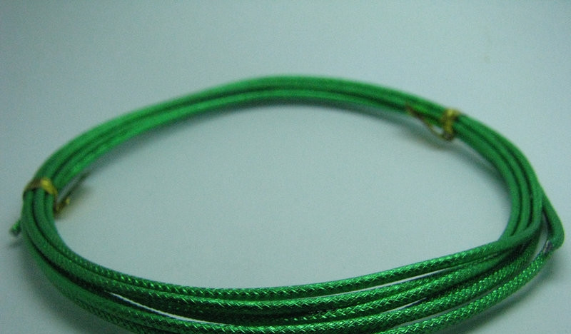 Дріт декоративна зелена 2 мм
