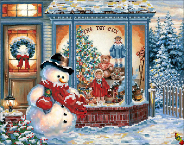 Схема для вишивання бісером ЧК3-3010 Магазин іграшок