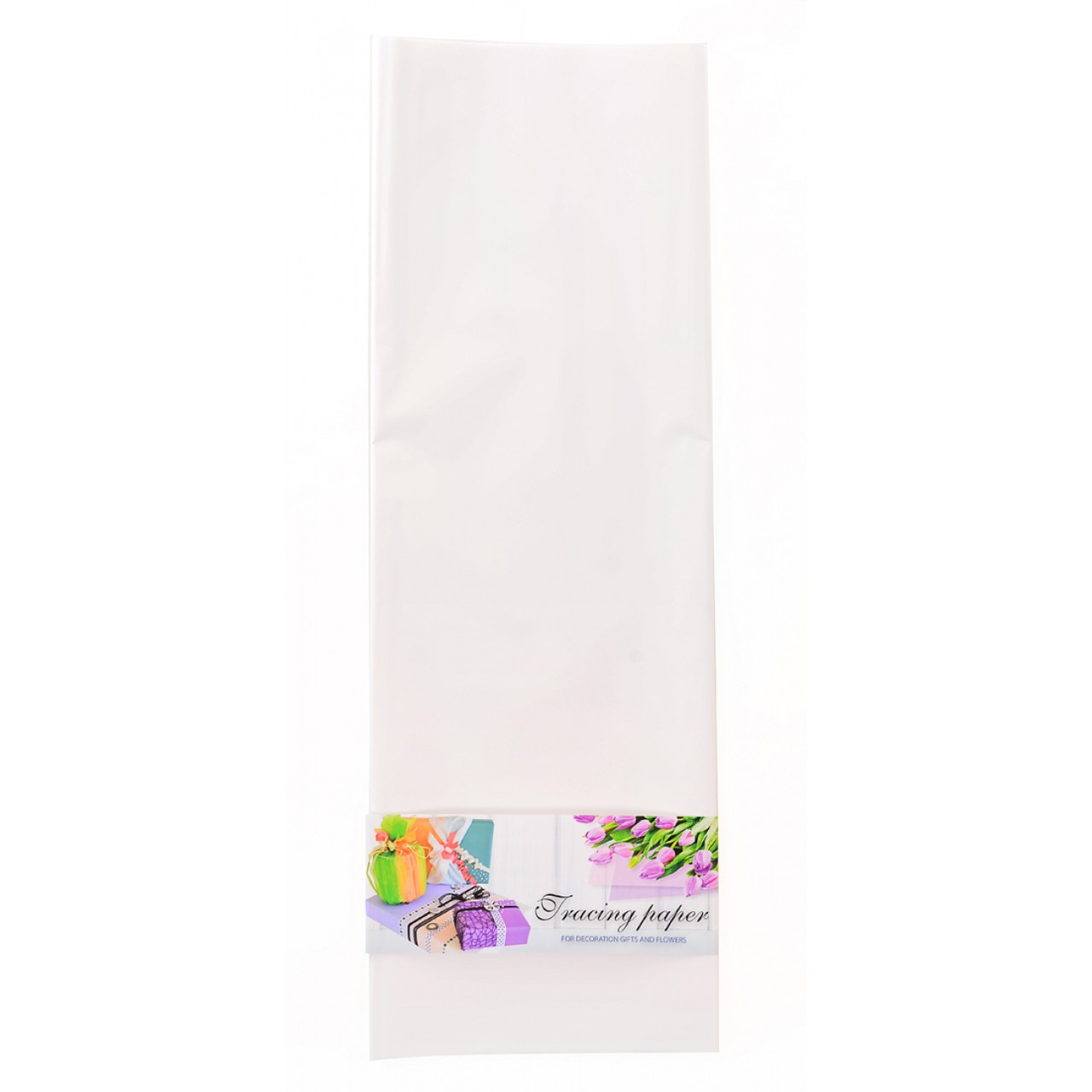 Пленка для упаковки и декорирования, белый, 60*60см 