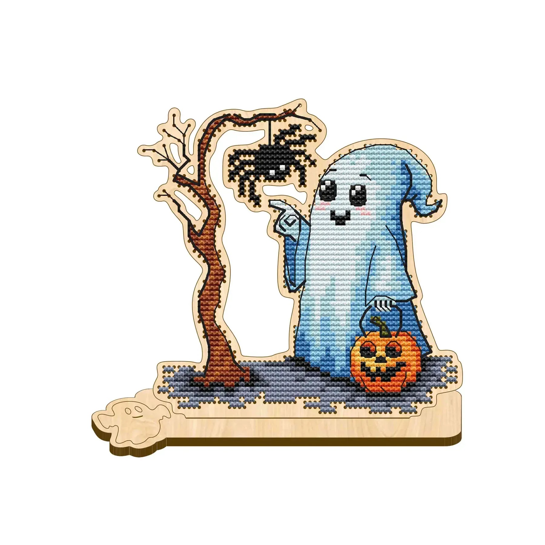 Набір для вишивання нитками з серії Хелловін VW_010 Привид Хелловін