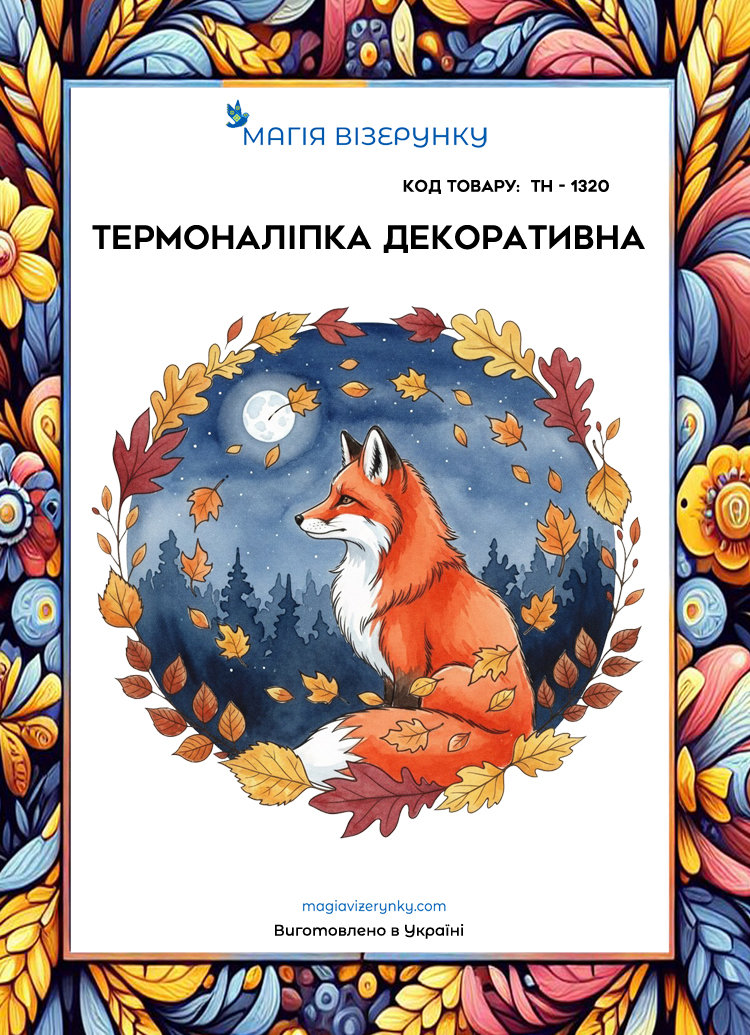 Термоналіпка декоративна ТН 1320 Лис