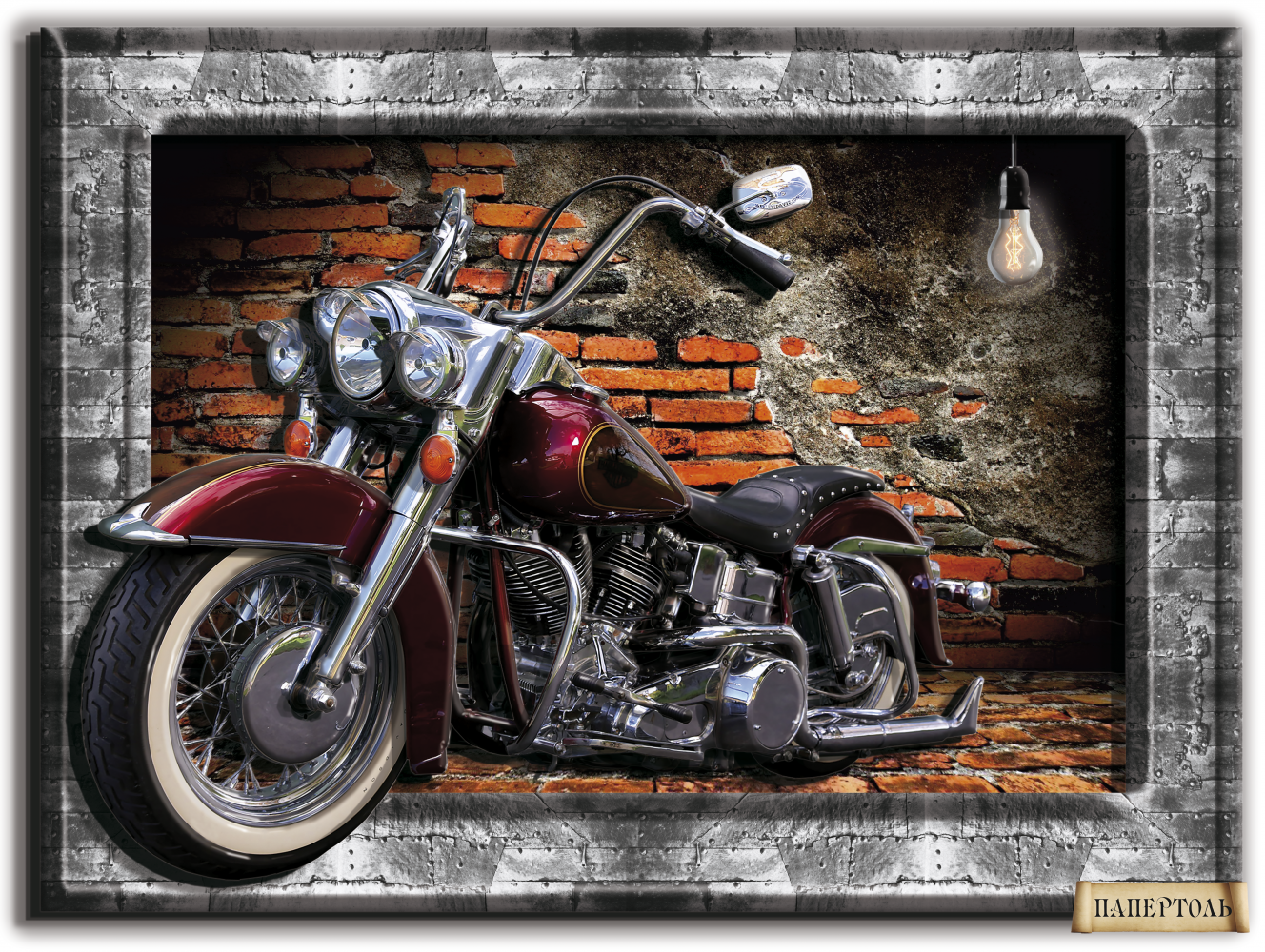 Набір для створення картини в техніці Папертоль РТ150224 Мрія Harley Davidson