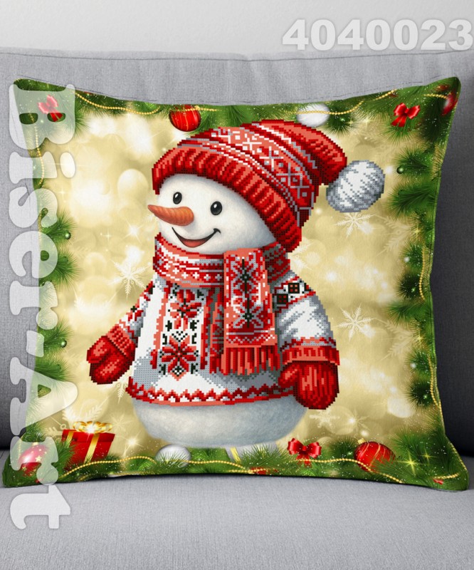 Подушка велика (наволочка+подушка) для вишивання 4040023