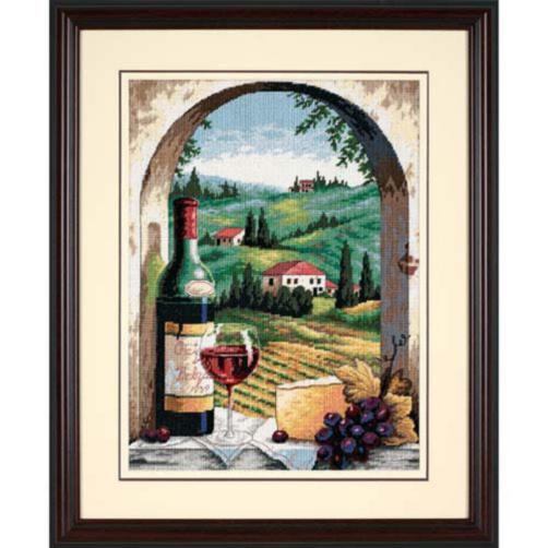 20054 Набір для вишивання (гобелен) DIMENSIONS Tuscan View '' Вид на Тоскану ''