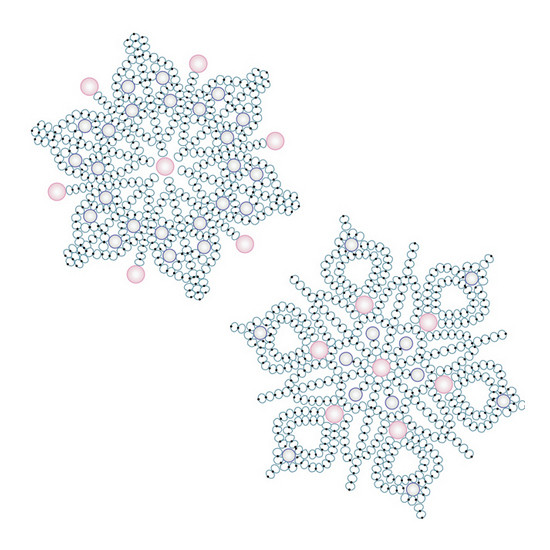 Водорозчинний флізелін зі схемою вишивки Ф-28