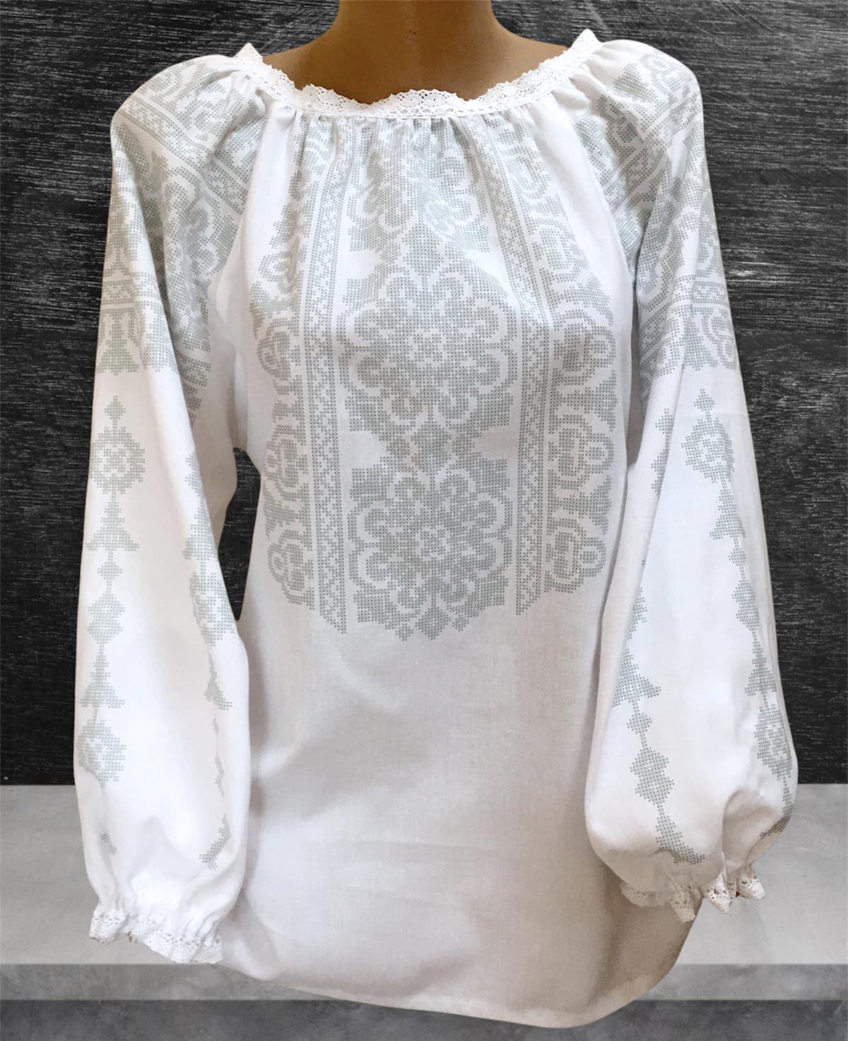 Пошита жіноча блуза під вишивку Реглан ПЖС-026