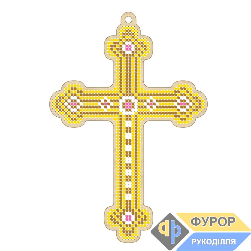 Хрест дерев'яний під вишивку бісером ХДВ1-003