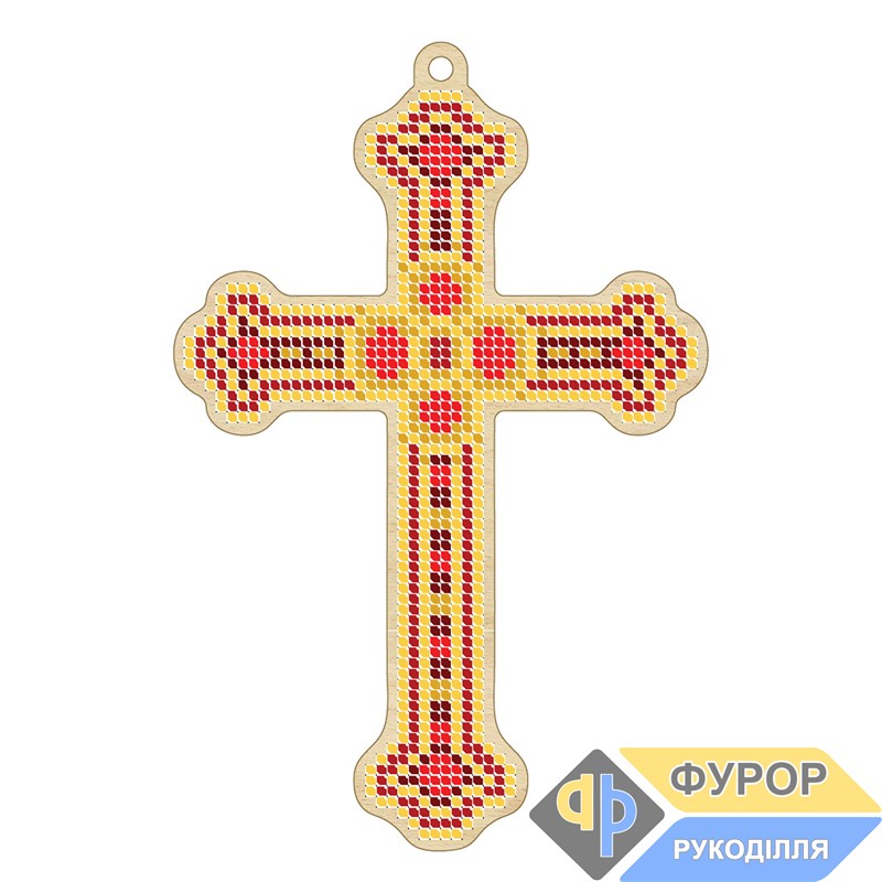 Хрест дерев'яний під вишивку бісером ХДВ1-005