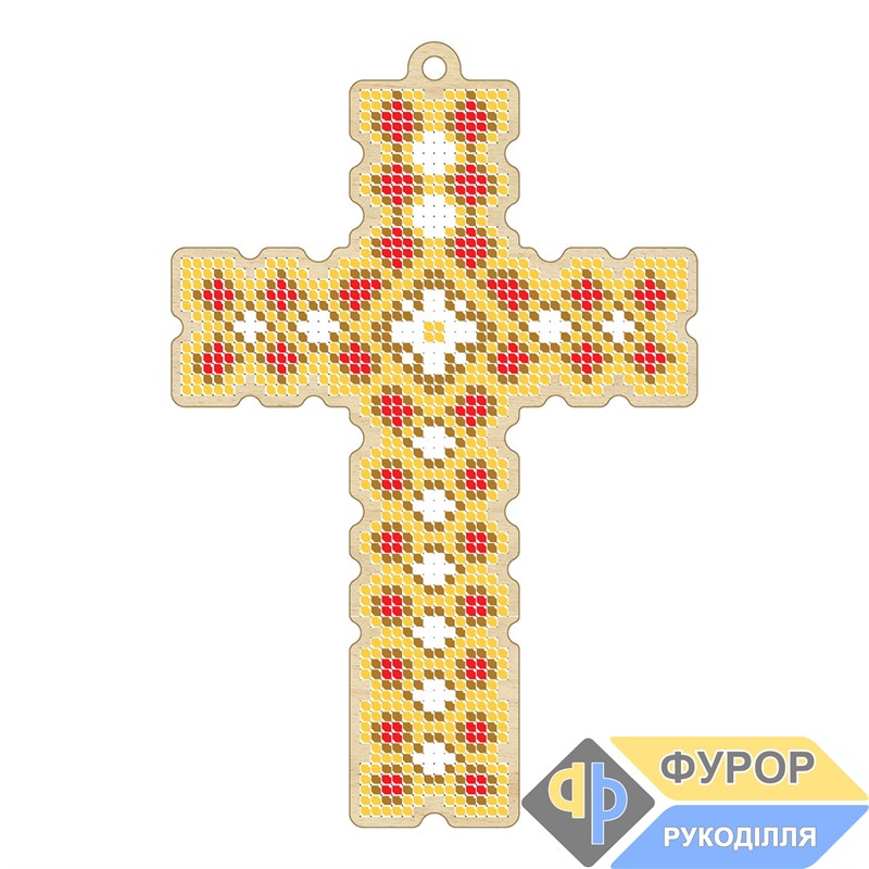 Хрест дерев'яний під вишивку бісером ХДВ1-008