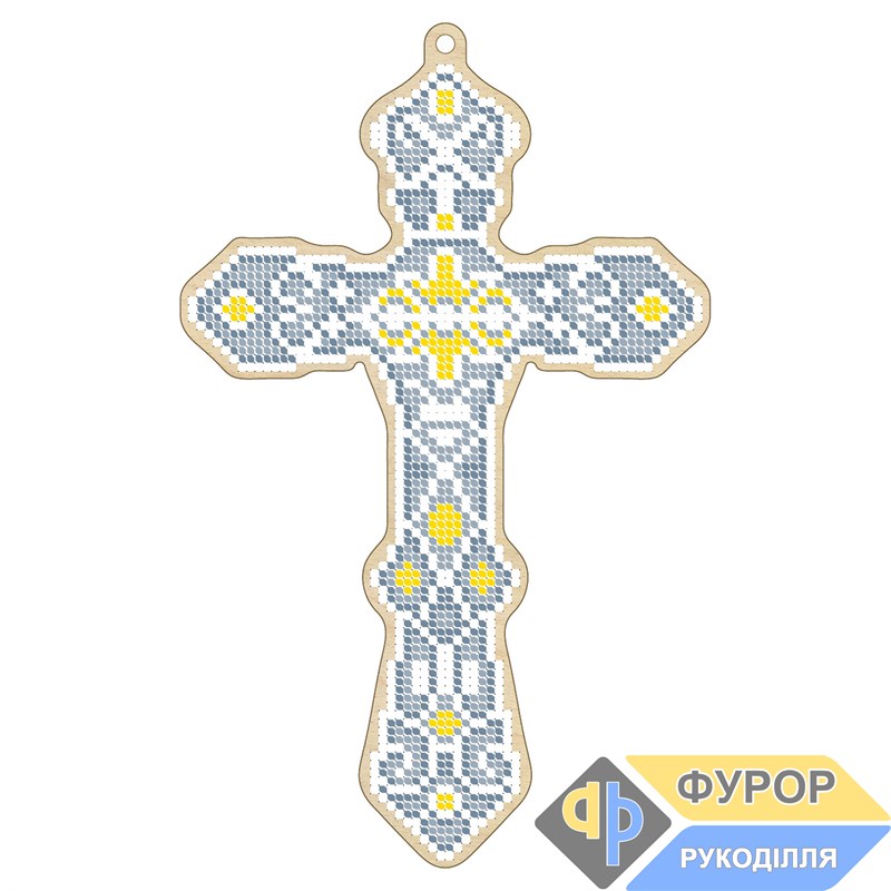 Хрест дерев'яний під вишивку бісером ХДВ2-012