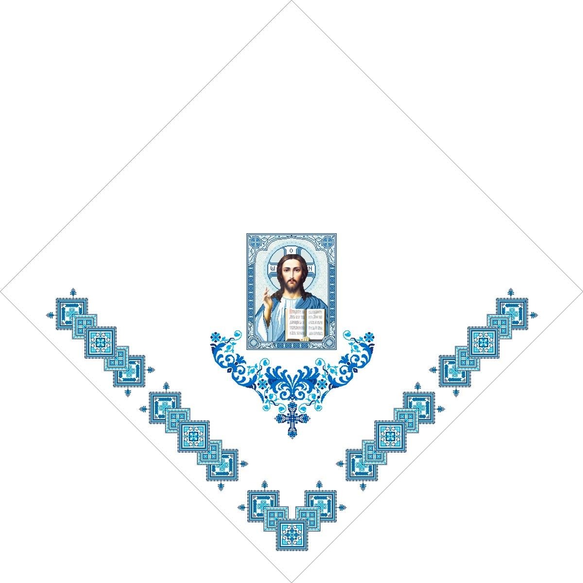 Схема для вишивання бісером Фана церковна Господь Вседержитель Х-021