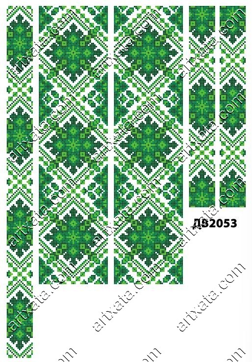 Термоналіпка з малюнком для вишивання ДВ-2053